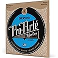 D'Addario Guitar Strings - Pro-Arte Classical Guitar Strings - EJ50 - Nylon Guitar Strings - Silver Plated Wound, Black Nylon Core - Hard Tension