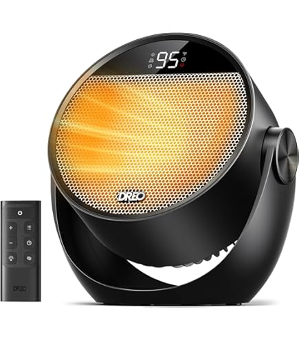 Amazon.com: Portable 360 Surround Ceramic Heater with Thermostat