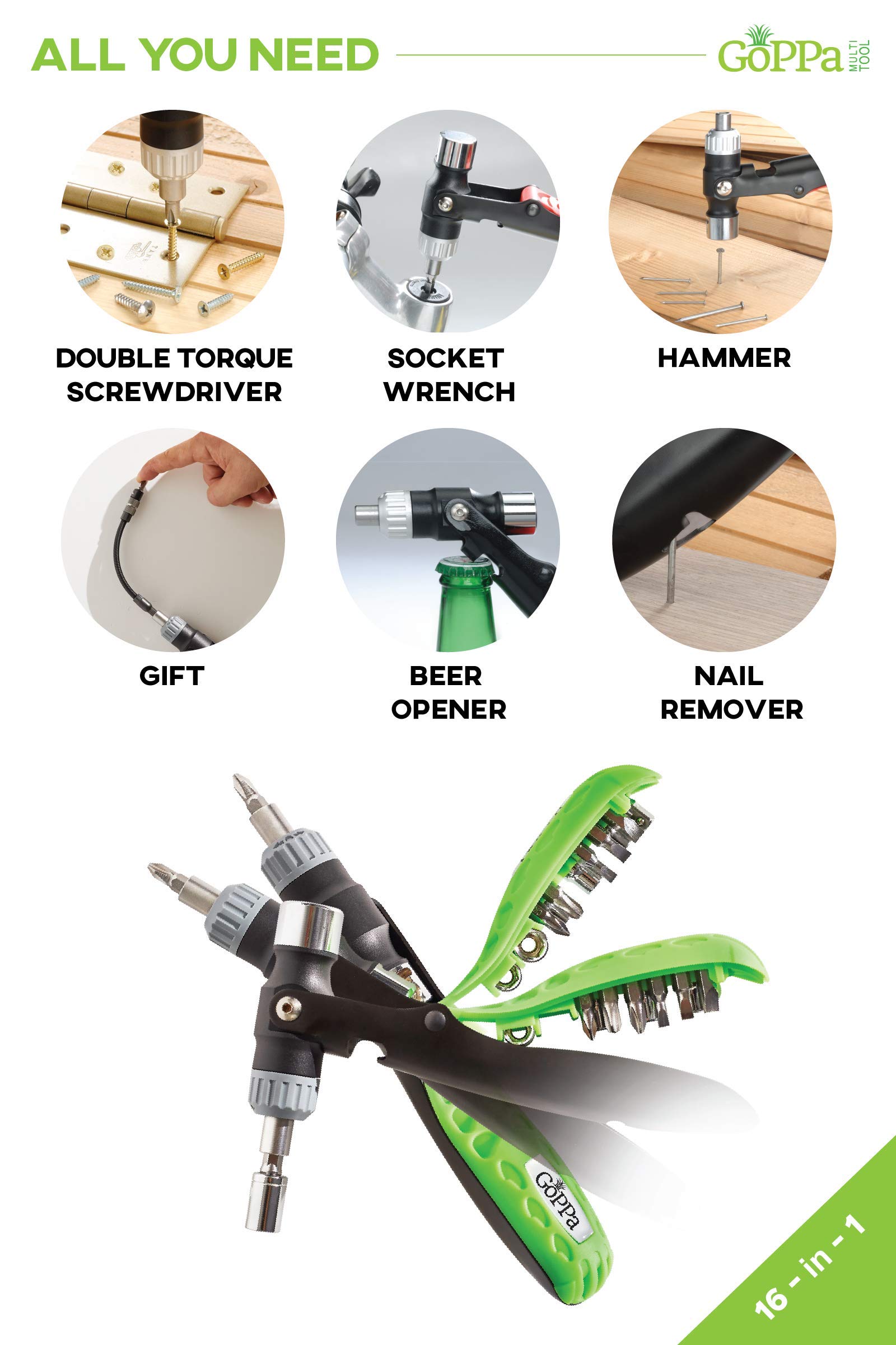 Apollo Tools Original Mr 7 Hands Multi Screwdriver Hand Tool All In One Patented Screwdriver 8 Screwdrivers In 1 Tool With Worklight And Flashlight Dt1719 Buy Online In Dominica At Dominica Desertcart Com Productid