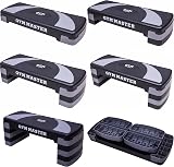 GYM MASTER Adjustable Step Aerobics Platform - 5 Levels 80x30cm 150kg view 6