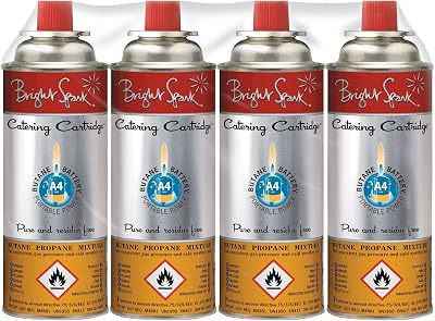 Bright Spark BS3656 220g Catering Gas Cartridges Pack of 4