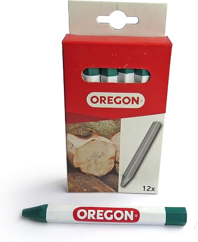 Oregon Multi Surface Marking Crayon Green Pack of 12