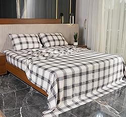RUVANTI Organic Flannel Sheets Twin Size