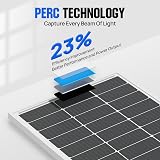 ECO-WORTHY 100W 12V Monocrystalline Solar Panel Module for Battery Charging view 4