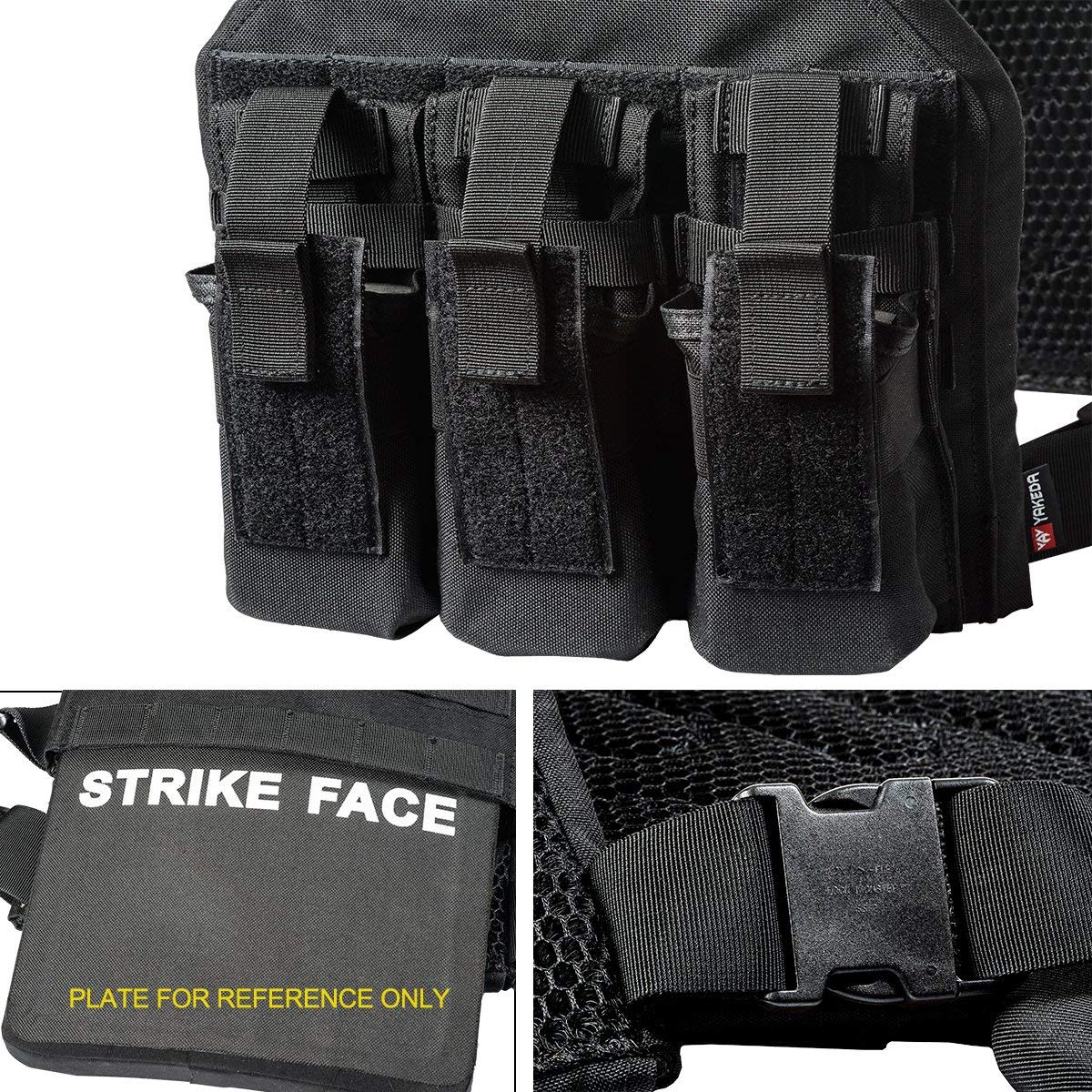 vAv YAKEDA Nylon Tactical Sling Bag Cross Body Gun Backpack Design for Handgun Move Quickly