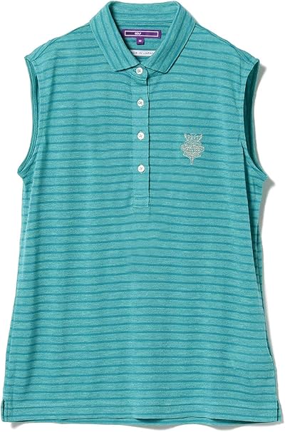 Amazon ビームスゴルフ Beams Golf ノースリーブ ポロ Purple Label シャドー ボーダー ノースリーブ レディース ゴルフシャツ 通販