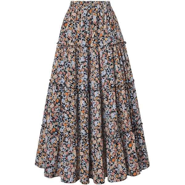 Amazon.com: Scarlet Darkness Floral Maxi Skirts for Women 2026