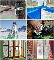 MIXIAO Emergency Foil Thermal Blanket