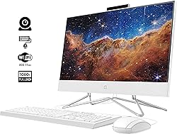 HP 2022 All-in-One Desktop, 21.5" FHD
