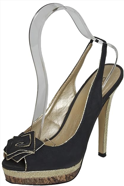 gold sling back shoes