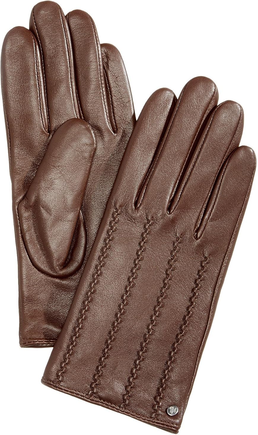 Womens leather tech touch gloves Clearance