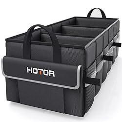 HOTOR Trunk Organizer - Car Organizer with 5