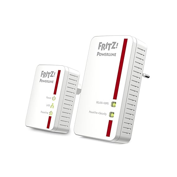 AVM Fritz Powerline 540E / 510E WLAN Set (500 MBit/s, WLAN-Access Point, Fast-Ethernet-LAN), deutschsprachige Version