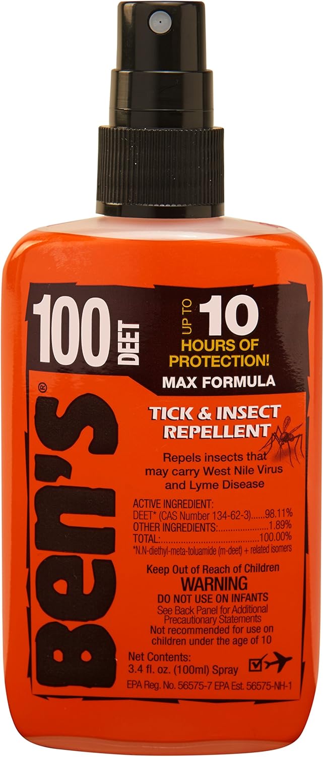 Ben's 100 Insect Repellent Pack 3.4 oz (Pack of 2