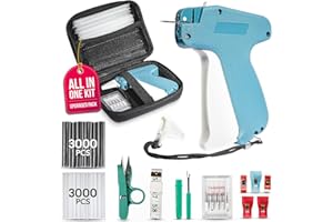 VERSINAKE Mini Stitch Gun for Clothes with Hard Case, All-in-One Stitchy Stitch Gun Kit for Hemming, Quilting & Quick Clothin
