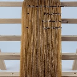 Honey Blonde Boho Braiding Hair Pre stretched Curly