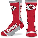 For Bare Feet NFL Unisex Kids Nfl Mvp Crew Sock Youth