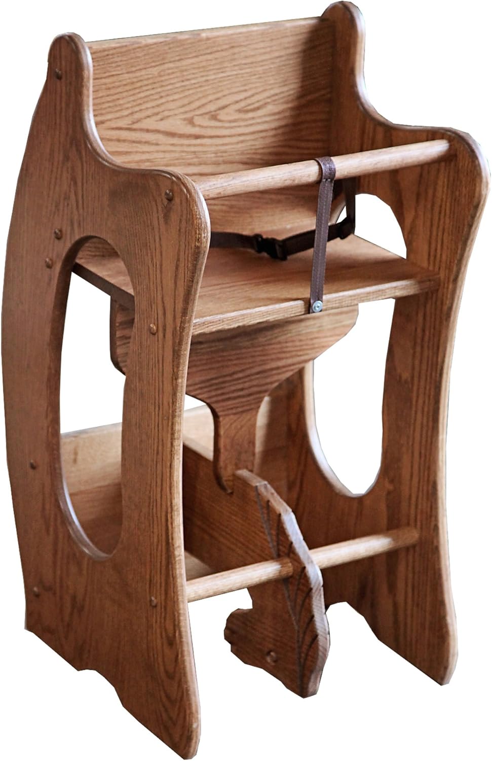 amish rocking horse high chair