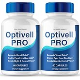 Optivell Eye Capsules, Optivell Pills Supplement - Maximum Strength, All Natural Visual Wellness and Crystal Clear View, Advanced Formula Optivell Vision Support Reviews (2 Pack)