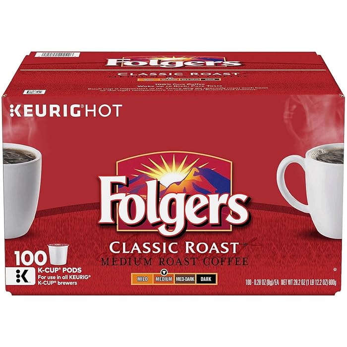 Folgers Classic Roast Coffee (100 K-Cups)