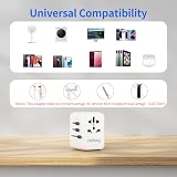 hotimy Universal Travel Adapter Worldwide USB C 2A Dual 10A Fused All in One UK view 6