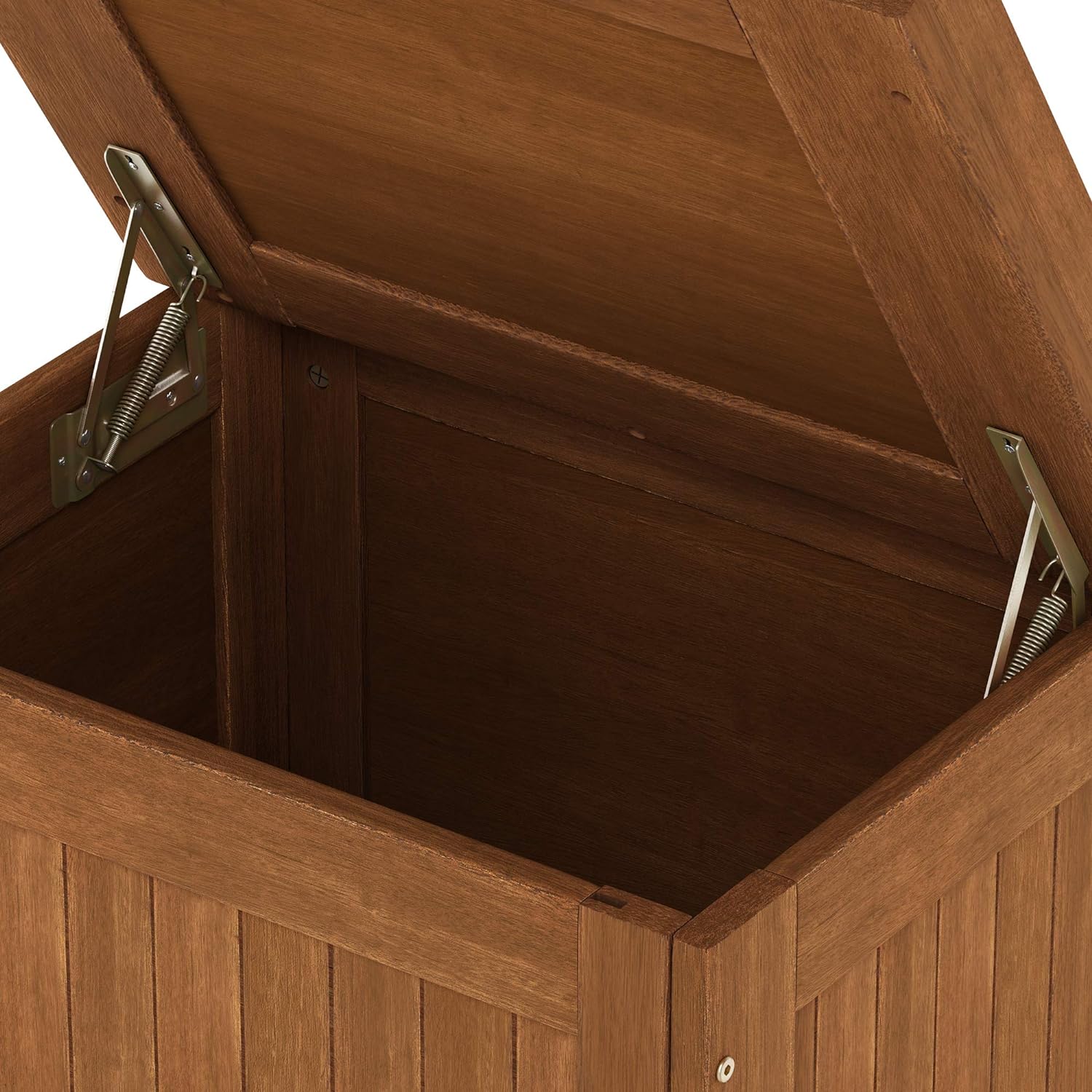 Furinno FG19749 Tioman Outdoor Hardwood Storage Box, Natural : Garden & Outdoor