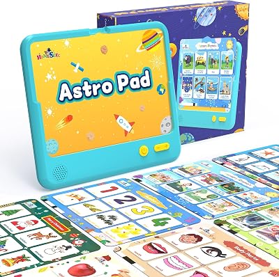Homesteс Astro Pad Sensory Toys Autism Educational Tablet 21 Flash Cards