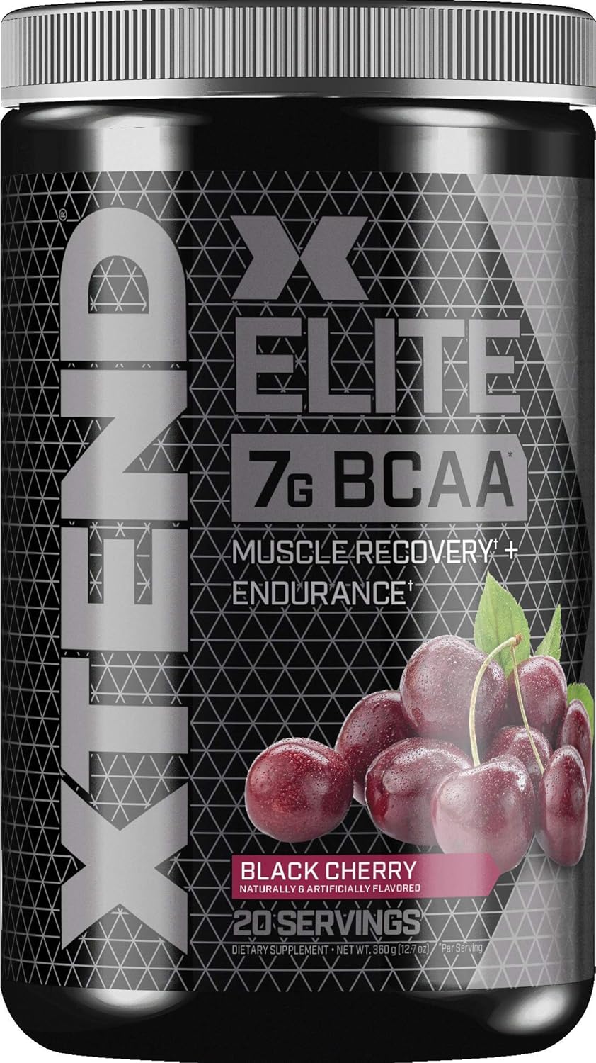 Xtend Elite Bcaa Powder Black Cherry Sugar Free Pre, Post or Intra