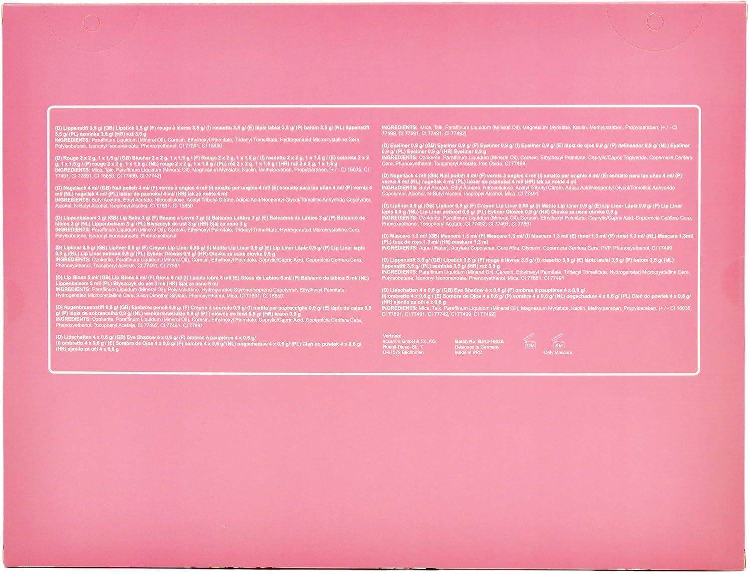 Matrasa Beauty Advent Calendar Makeup And Cosmetics For Women Amazon De Beauty