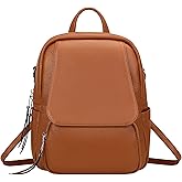 ALTOSY Mini Genuine Leather Backpack for Women Convertible Backpack Purse Shoulder Handbag Crossbody Bag 4 in 1 to Carry（S54 Brown）