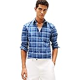 Tommy Hilfiger Mens Long Sleeve Oxford Shirts in Regular Fit, Men's Button Down Shirts, Also Available in Big and Tall