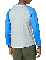 FOCO Men's NFL Team Raglan T-Shirt, Gray Big