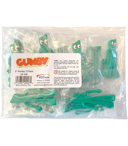 Amazon.com: NJ Croce Gumby and Pokey In Disguise Toy by NJ Croce