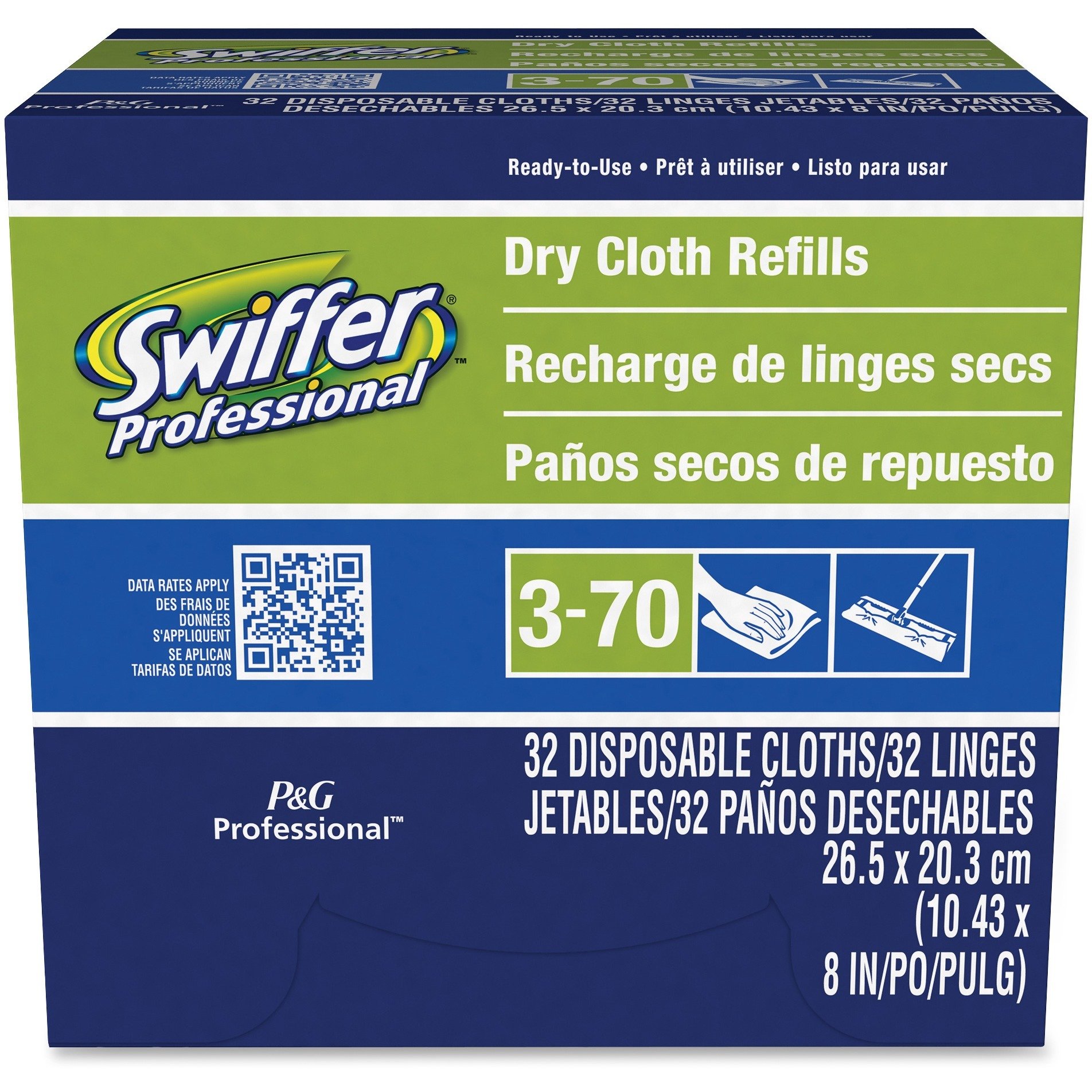 Buy Swiffer Professional Heavy Duty Sweeper Mop Refills, 10inch Wide