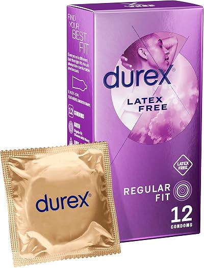 Durex Latex Free Condoms 12 Pack - Safe & Comfortable Protection
