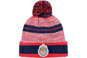 Icon Sports (ICOZ7) Men's Standard Club Deportivo Guadalajara Chivas Team Beanie, Red, OSFM
