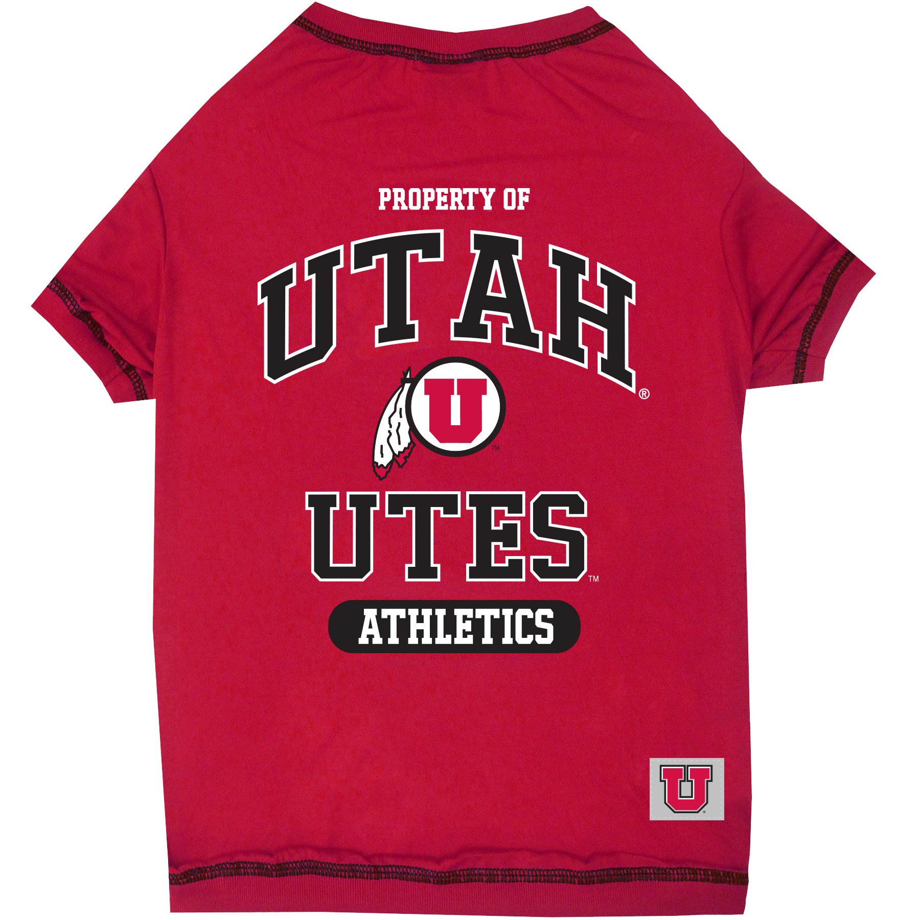 Pets First Collegiate Utah Utes Dog T-Shirt, X-Large. - Licensed Shirt for Pets Team Colored with Team Logos.- Premium Stretchable Materials for The Comfrot of Your Dog & Cat.