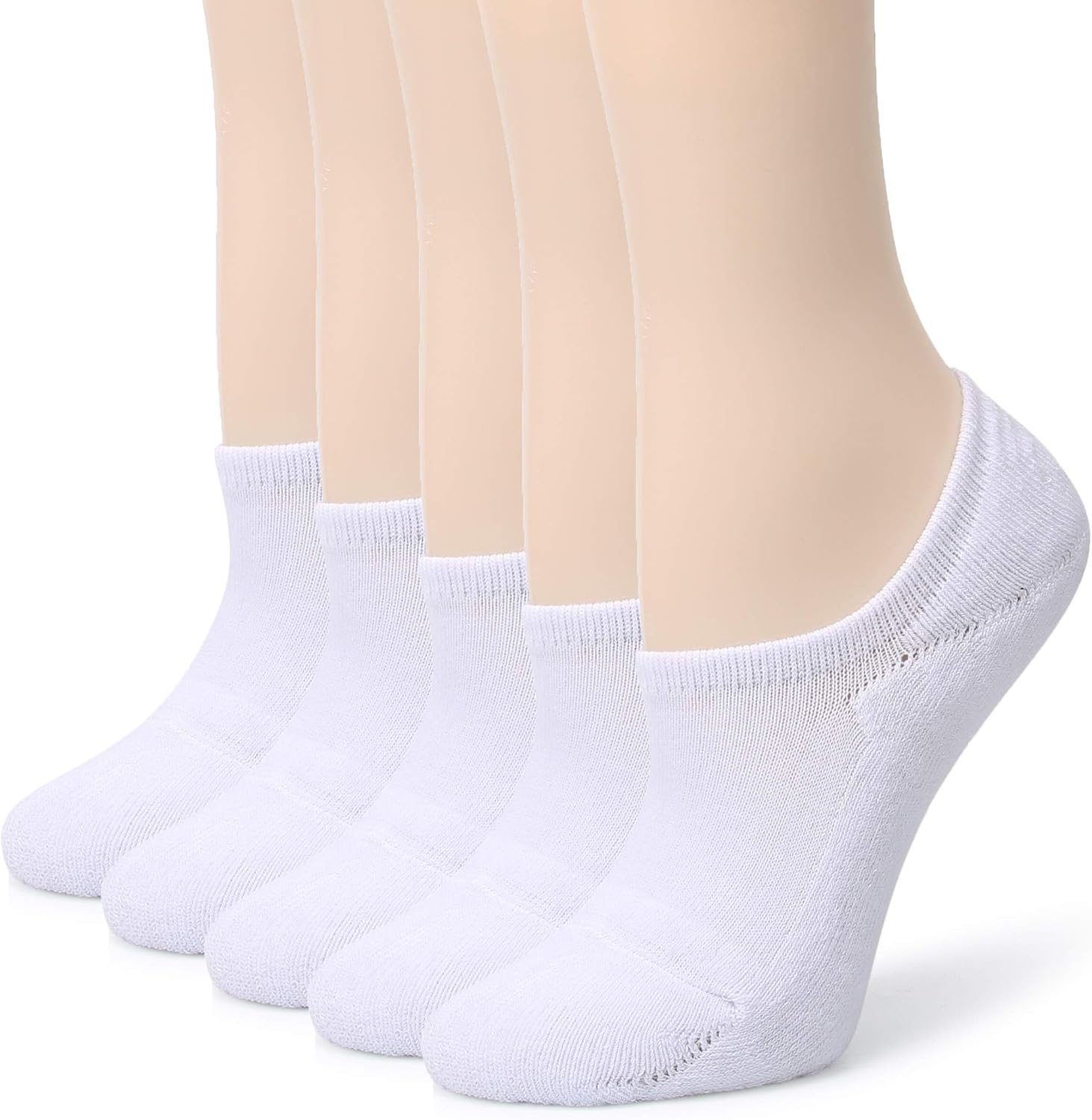 Leotruny Women's Cushion Sweat-absorbent Breathable Soft Athletic No Show Socks at  Women’s Clothing store