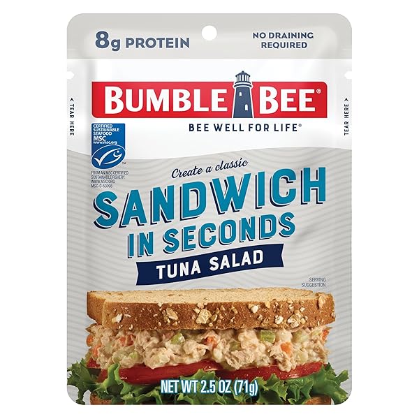 BUMBLE BEE SANDWICH IN SECONDS TUNA SALAD, 2.5...