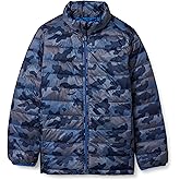 Amazon Essentials Boys and Toddlers' Lightweight Water-Resistant Packable Puffer Jacket