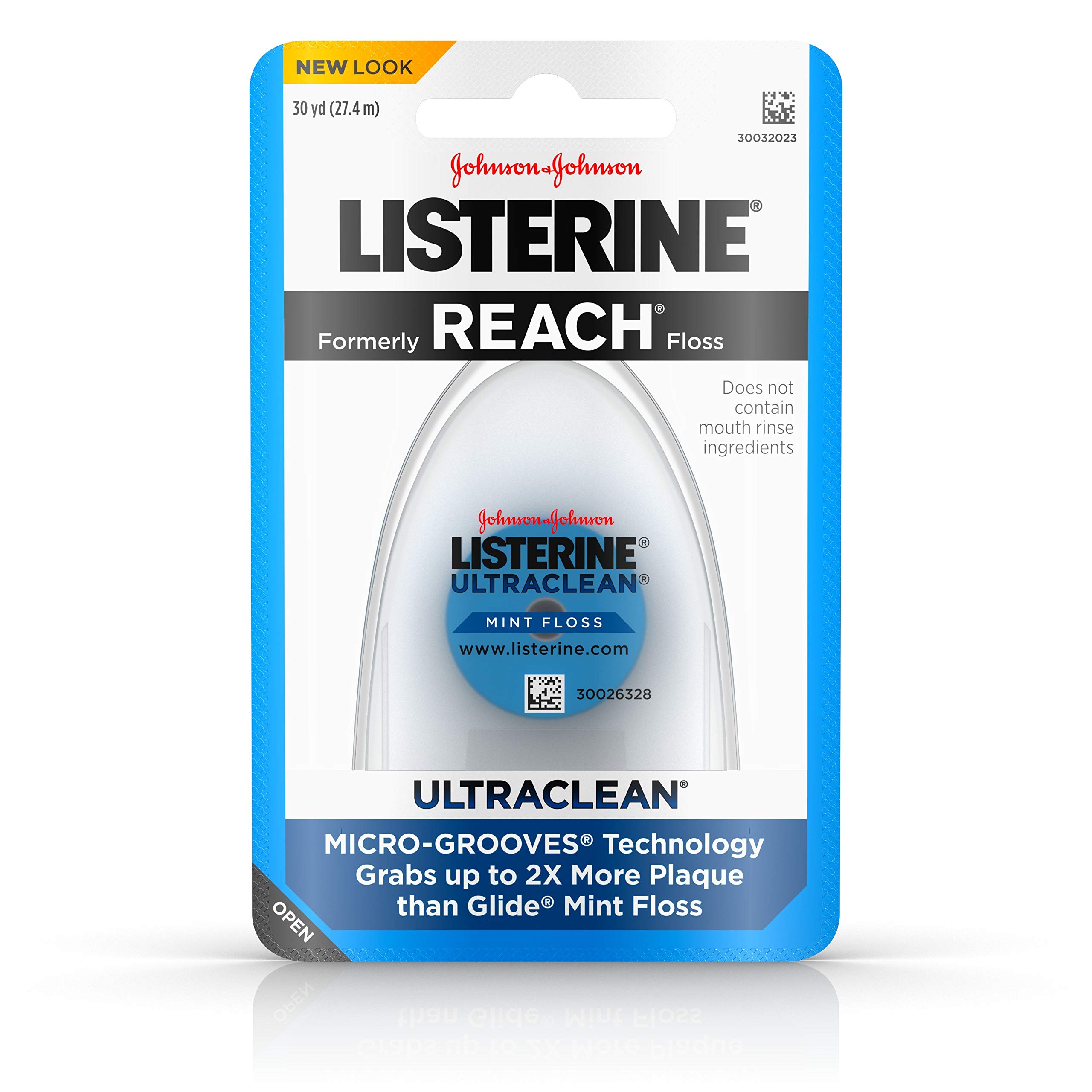Listerine Ultraclean Mint Floss 30 Yards (Pack of 6) Beauty