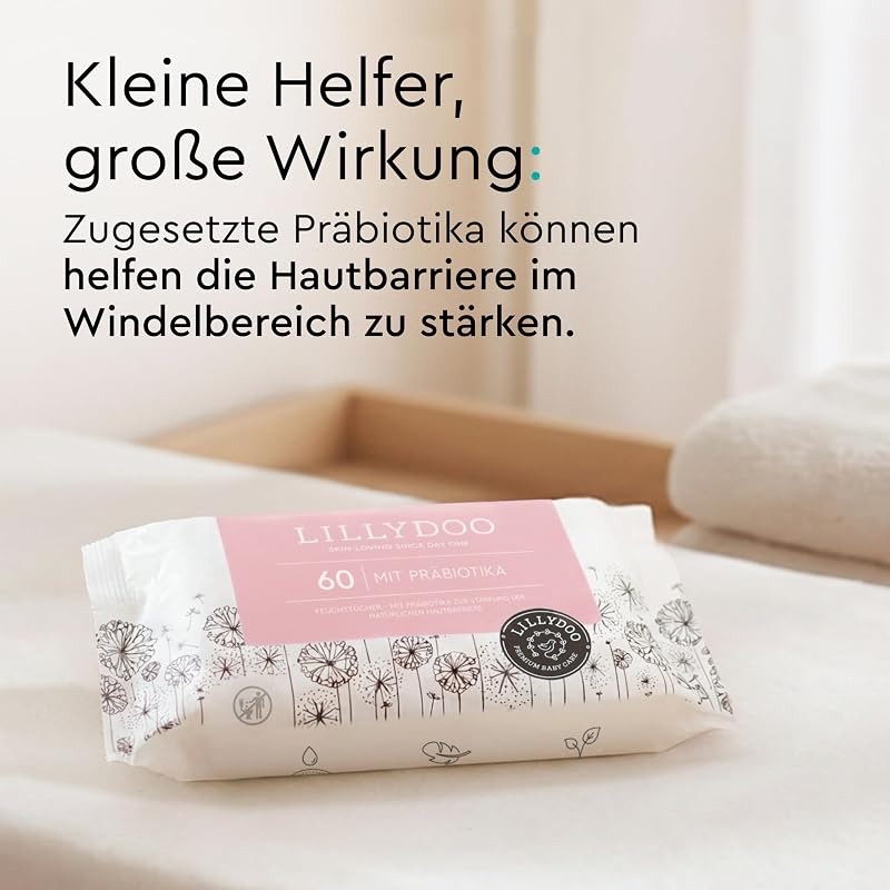 Feuchttücher mit Präbiotika, 150 Stück (10 x 15)
