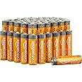 Amazon Basics 48 Pack AA High-Performance Alkaline Batteries, 10-Year Shelf Life, Easy to Open Value Pack