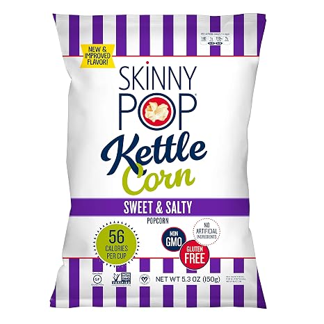 Skinny pop naturally sweet popcorn Ultra lite (850251004209)