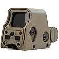 Bravary Holographic Sight 551 552 553 556 558 Red Green Dot Holo Sight Metal Scope 10 Levels Brightness Adjustment Holographic Sight