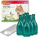 Beaphar VETOpure Flea Spot On for Cats 6 Pippettes Plant-Based Protection view 3