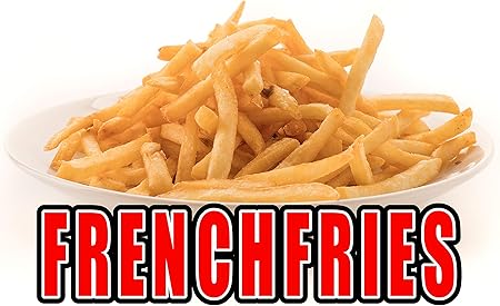 Amazon Com Banner Buzz Make It Visible French Fries Yard Sign