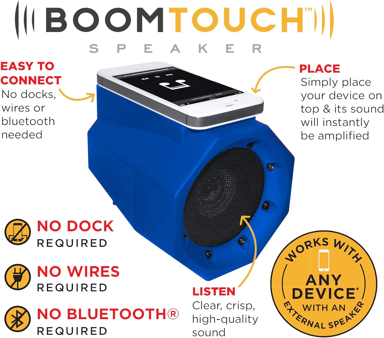 boom touch speaker as seen on tv
