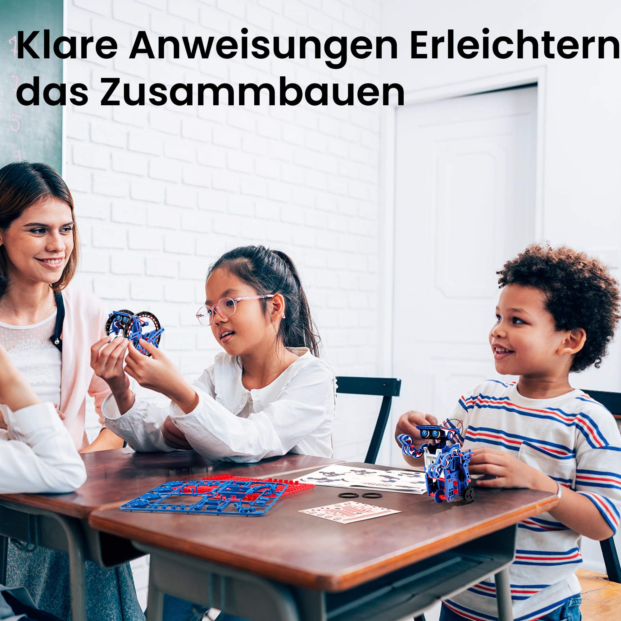 Sillbird Solar STEM Roboter Bausatz, 12-in-1 Lernspielzeug für Kinder Jungen ab 8 Jahren, Kreative Geschenke für Weihnachten und Geburtstage, 190 Teilen 7