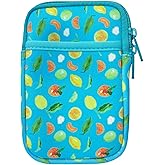 LMYUHONG Water Bottle Pouch For Stanley cup accessories 40oz 20oz 30oz,tumbler pouch with Versatile Pocket Fits for Phones,Cards,Keys,Earphone,Use for Running,Walking,Hiking Biking (Max-Fruit Lemon)